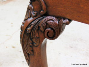 Chair Carving Replacement - Crossroads Woodwork
